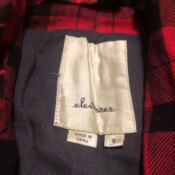 Anthro Elevenses Roxanne Plaid Waterfall Vest - Picture 4 of 7